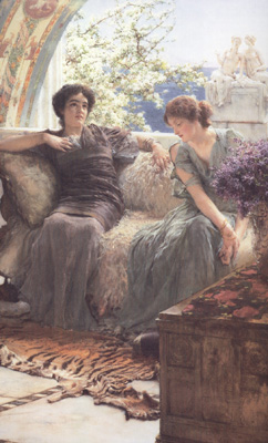 Alma-Tadema, Sir Lawrence Unwelcome Confidence (mk23)